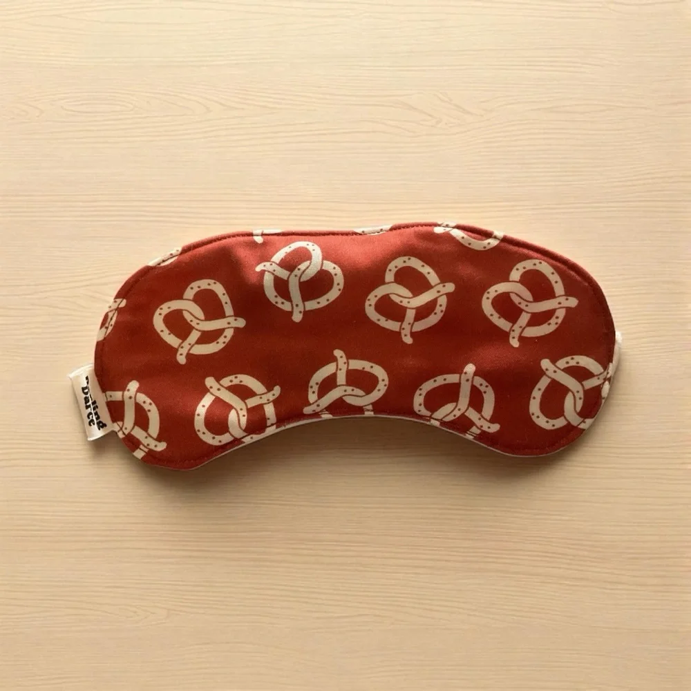 Pretzel Patterned Sleep Mask